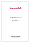 SIENNA Professional User Manual