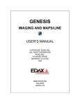 Genesis Imaging User`s Manual