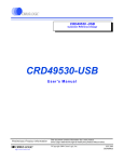 CRD49530-USB User`s Manual
