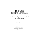 LS-DYNA USER`S MANUAL - the LS