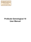 ProScale Gemological 10 User Manual