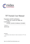 TFT Serials User Manual - Time and Attendance Software