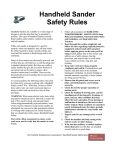 Handheld Sander Safety - charlottewoodworkers.org