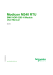 Modicon M340 RTU - BMX NOR 0200 H Module - User Manual