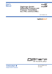 User`s Manual Diaphragm Sealed Differential Pressure