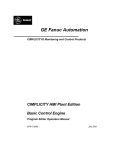 CIMPLICITY HMI Program Editor Operation Manual