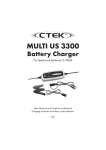 CTEK® Multi US 3300 Battery Charger Guide