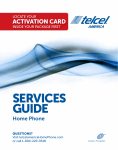 SERVICES GUIDE