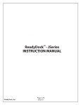 INSTRUCTION MANUAL ReadyDock