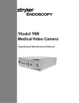 Model 988 Medical Video Camera