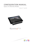 Configuration Manual - Epsio FX (Reveal Mode) 1.1