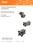 Positive Displacement Flowmeters Operational
