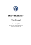 Sun VirtualBox User Manual - Oracle Software Downloads