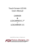 User`s Manual - Future Designs Inc.