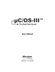 µC/OS-III for the Freescale Kinetis - Doc