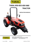 Click here for User Manual. - taral tarım makine ve aletleri sanayi a.ş.