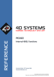 PICASO Internal 4DGL Functions