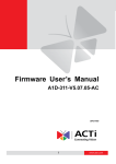 Firmware User Manual v5.07.05