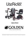 Owner`s Manual - Mobility Scooters Direct