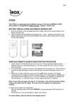 BATTERY INSTALLATION FOR REMOTE SENSOR UNIT