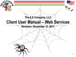 Client User Manual – Web Services