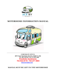 motorhome informa orhome information man manual