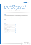 Automated Manufacturing in the Food & Drugs Industry