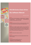 PIO-DIO Series Classic Driver DLL Software Manual