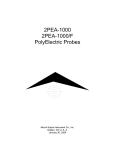 2PEA-1000 2PEA-1000/F PolyElectric Probes