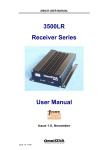 3500LR Receiver Series User Manual