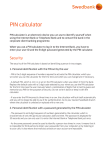 PIN calculator user instructions