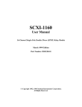 SCXI-1160 User Manual - National Instruments