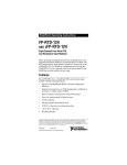 FP-RTD-124 and cFP-RTD-124 Operating Instructions