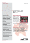 Marine Temperature Calibrator