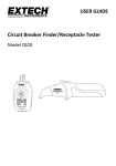 USER GUIDE Circuit Breaker Finder/Receptacle Tester