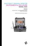 TSI DustTrak II Enclosure Operation Manual