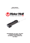 User guide - Water Wolf HD Underwater Camera