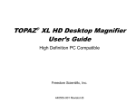 TOPAZ® XL HD Desktop Magnifier User`s Guide