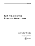 DRAFT GPS for Disaster Response Operations