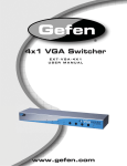 4x1 VGA Switcher