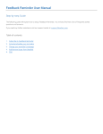 Feedback Reminder User Manual