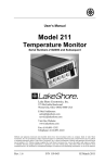 211a temperature monitor manual ()