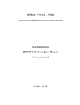 BIREME / PAHO / WHO - Metodologia LILACS
