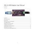 SDI-12 USB Adapter User Manual