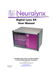 Digital Lynx SX User Manual