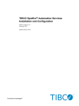 TIBCO Spotfire&reg; Automation Services Installation and Configuration