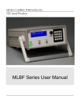 MLBF Series User Manual Rev1