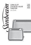 LONG SLOT 2 SLICE & 4 SLICE TOASTER