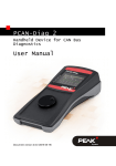 PCAN-Diag 2 - User Manual - PEAK