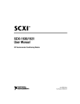 SCXI-1530/1531 User Manual